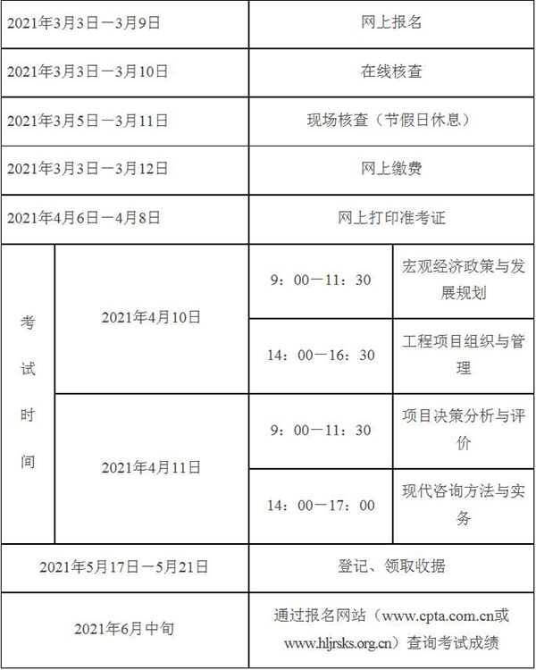 2021年黑龙江咨询工程师考试计划.jpg